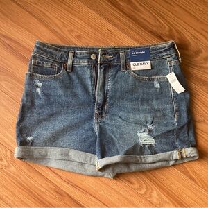 NEW Old Navy O.G. Straight Jean Shorts Size 10